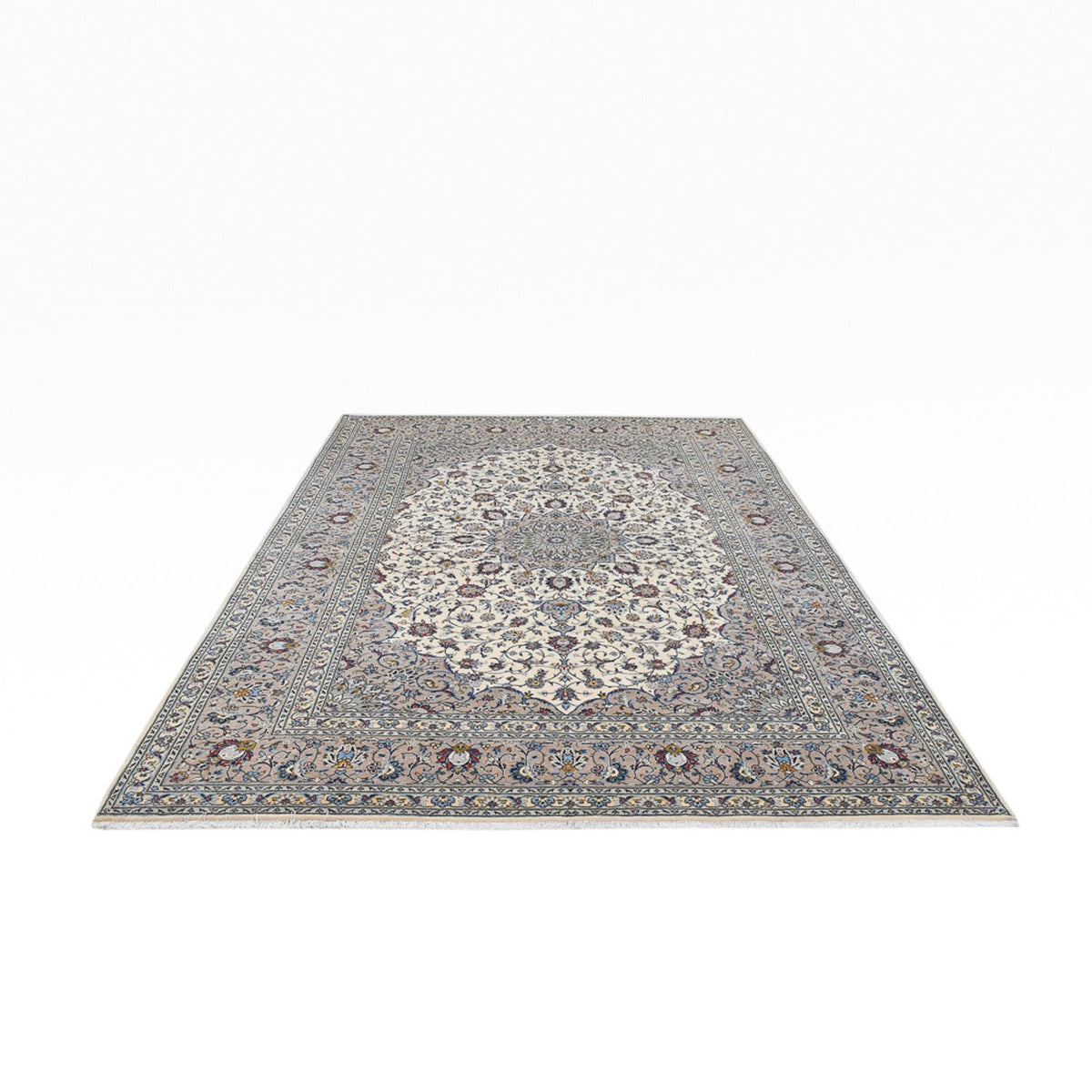 Tapis persan - Keshan - Royal - 352 x 250 cm - gris