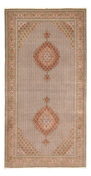 Tapis de couloir Tapis persan - Tabriz - Royal - 400 x 202 cm - rouge clair