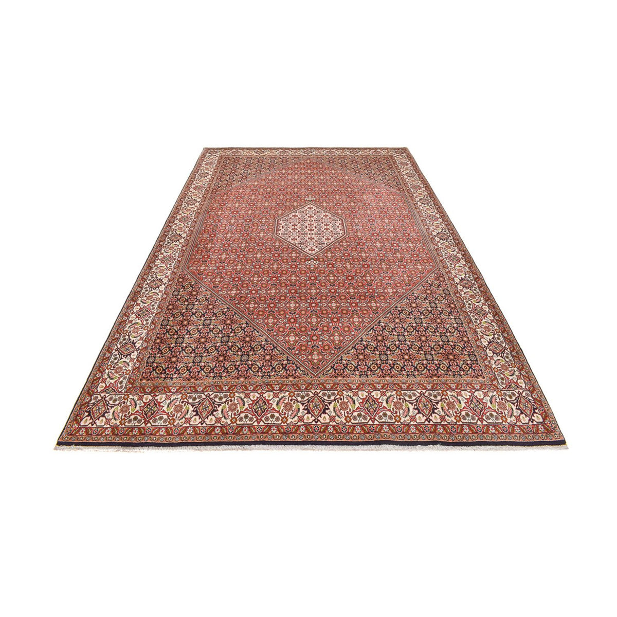 Tapis persan - Bidjar - 397 x 246 cm - rouge