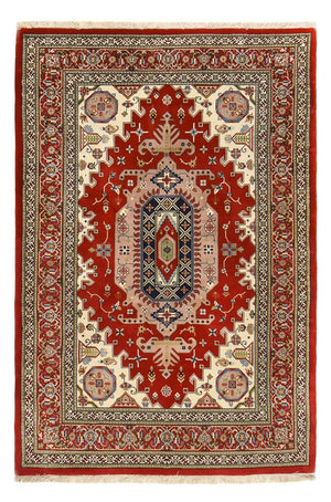 Tapis persan - Ghom - Royal - 204 x 137 cm - rouge