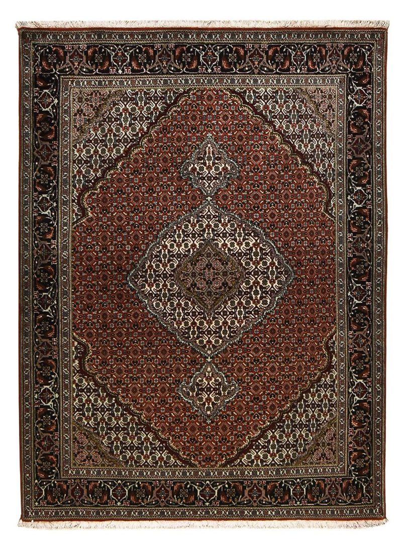 Tapis persan - Tabriz - Royal - 203 x 150 cm - rouge foncé