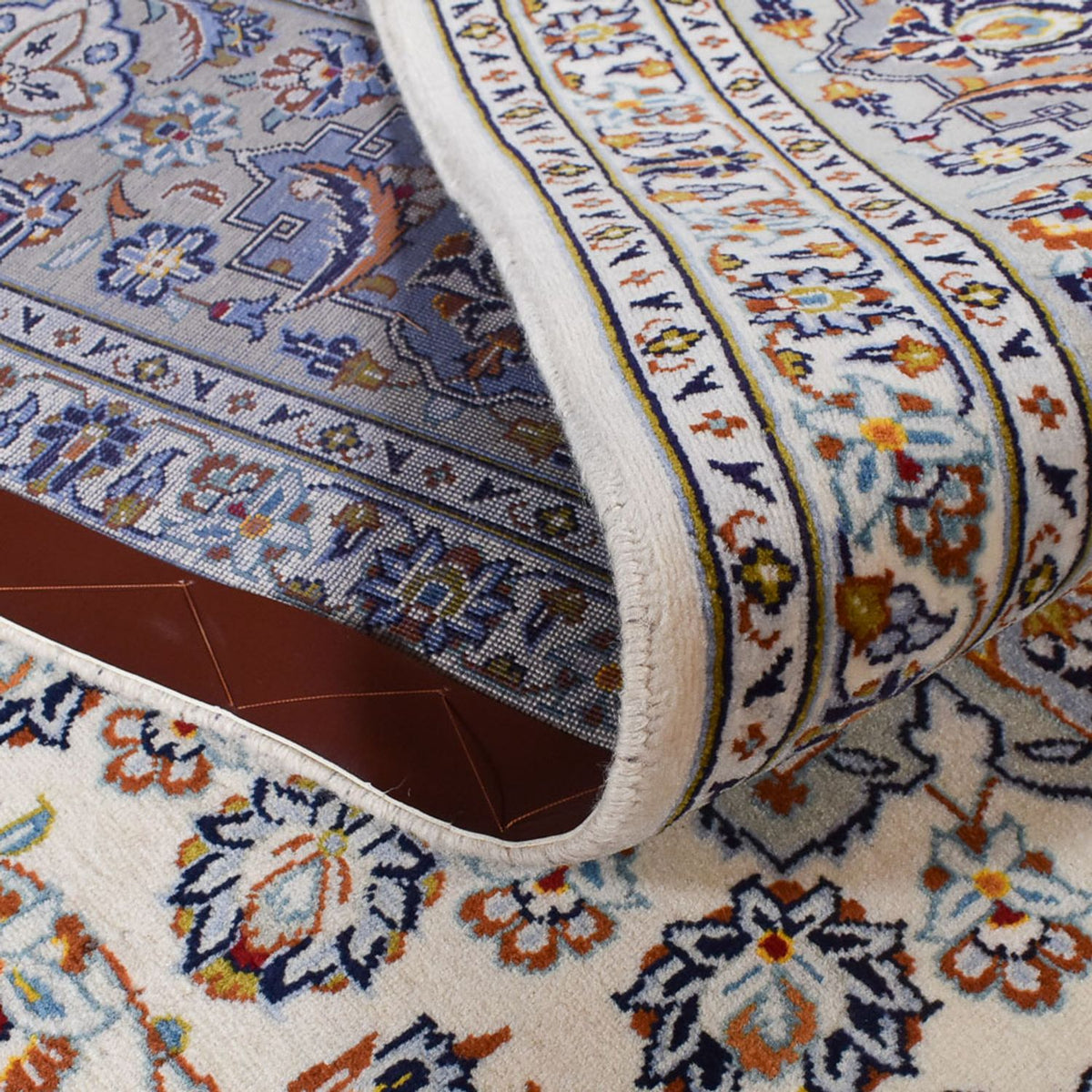 Tapis persan - Keshan - Royal - 340 x 233 cm - gris