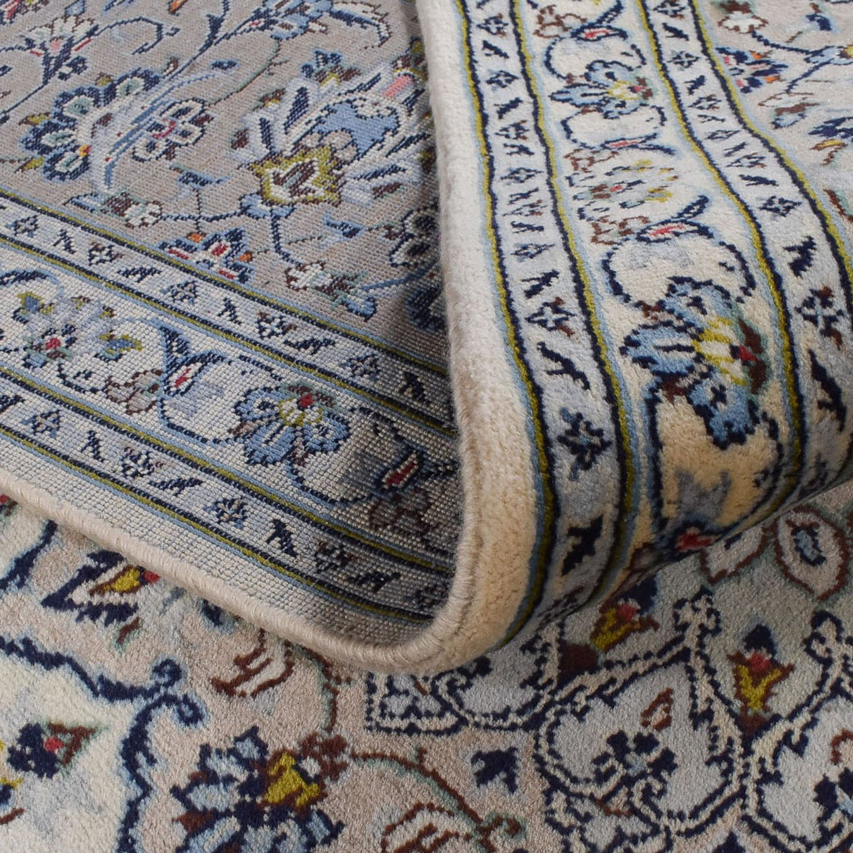 Tapis persan - Keshan - Royal - 350 x 250 cm - gris
