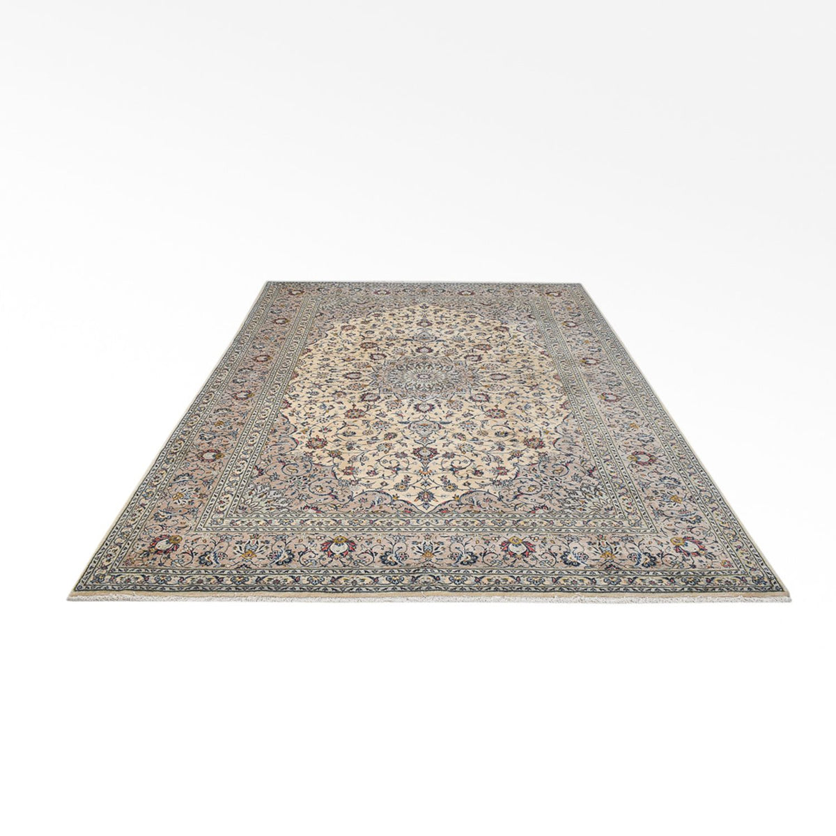 Tapis persan - Keshan - Royal - 348 x 242 cm - sable