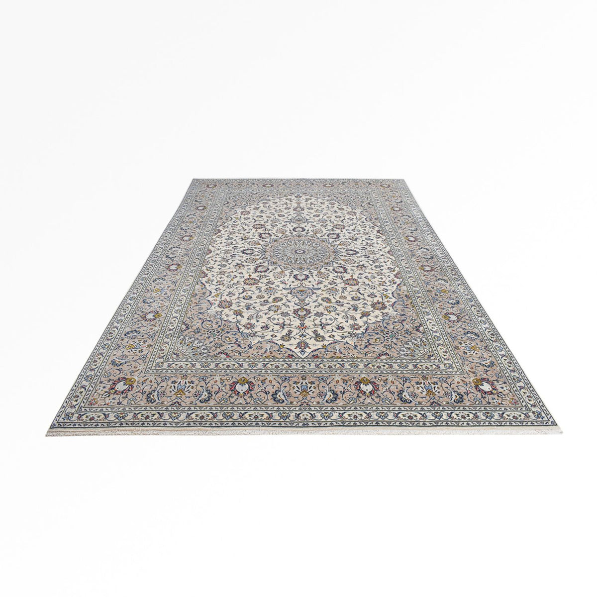 Tapis persan - Keshan - Royal - 368 x 249 cm - gris