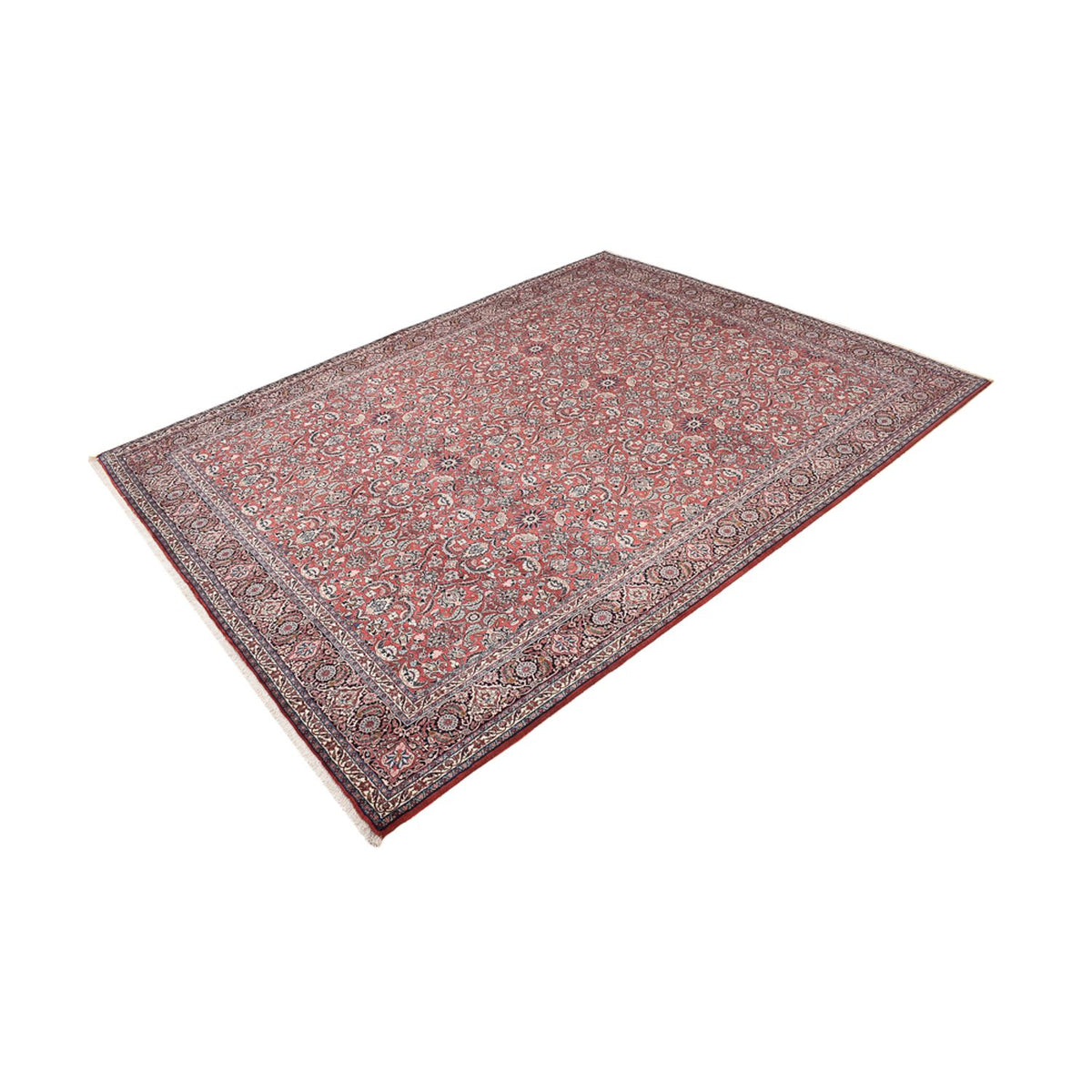 Tapis persan - Bidjar - 397 x 307 cm - rouge clair