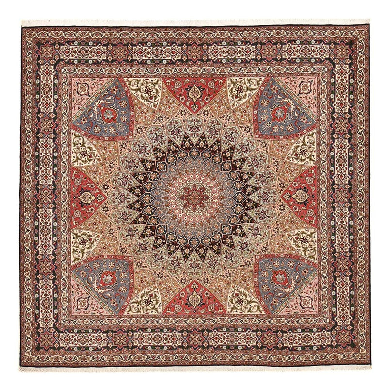 Tapis persan - Tabriz - Premium - 260 x 253 cm - beige foncé