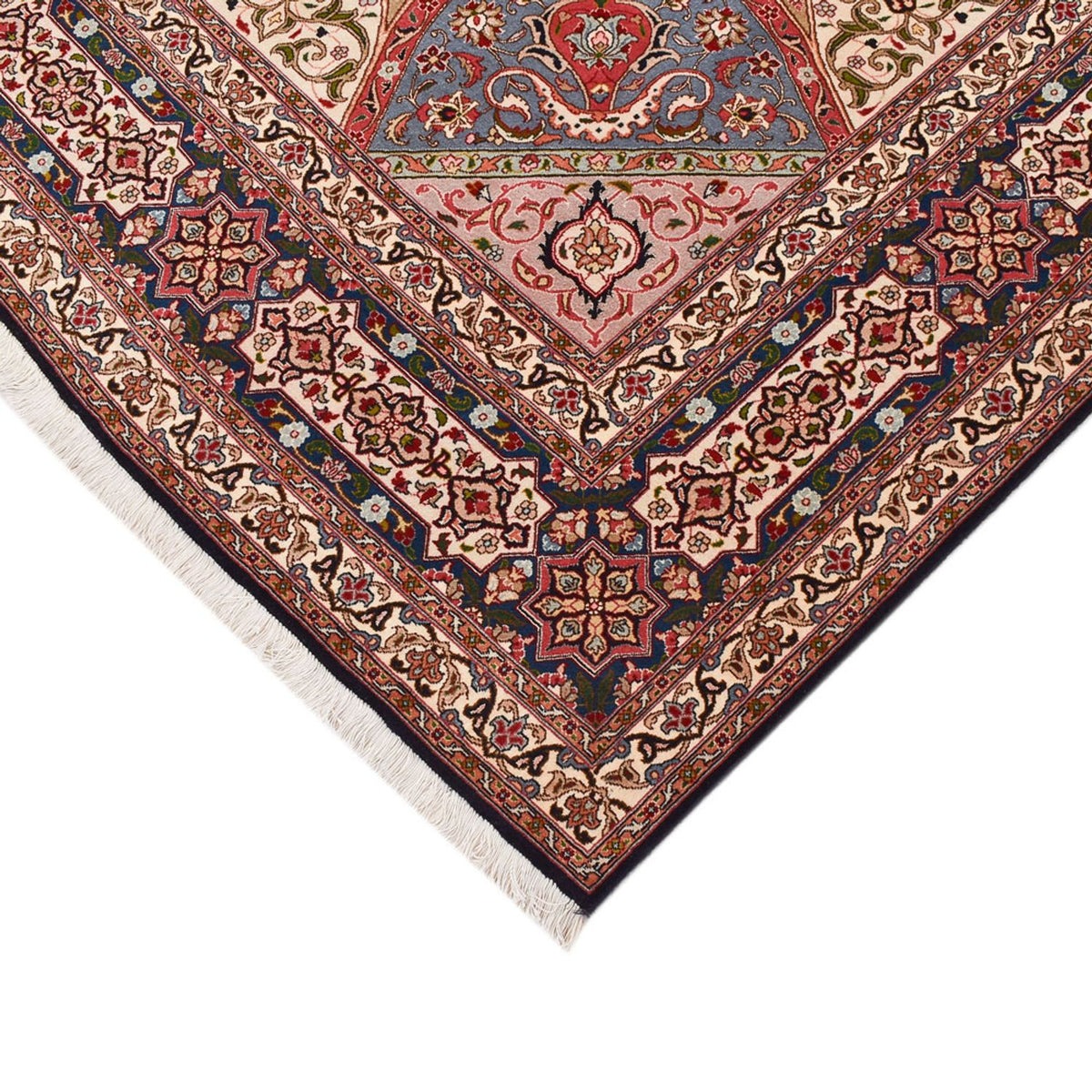 Tapis persan - Tabriz - Premium - 260 x 253 cm - beige foncé