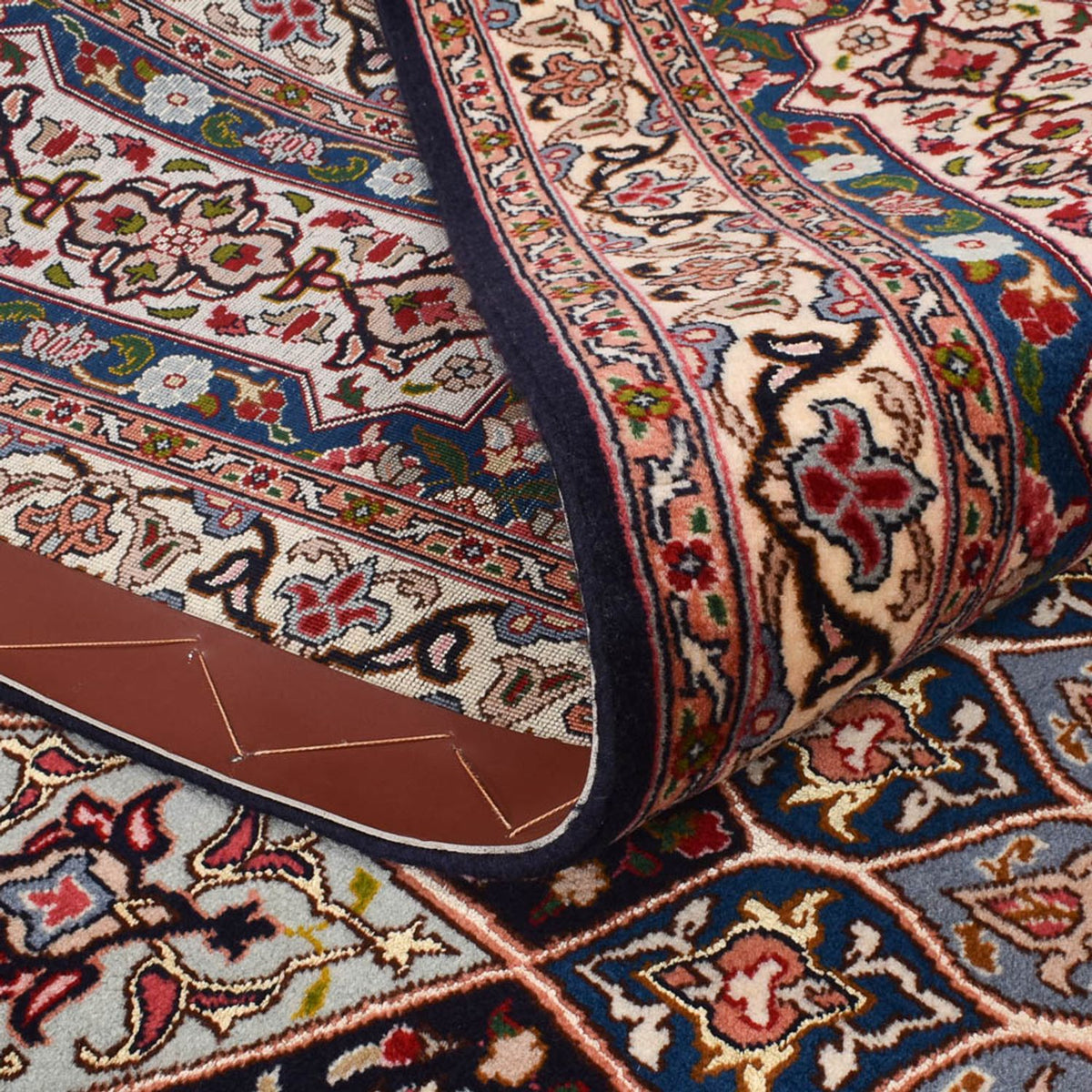 Tapis persan - Tabriz - Premium - 260 x 253 cm - beige foncé