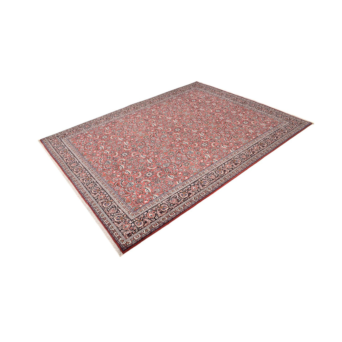 Tapis persan - Bidjar - 402 x 304 cm - rouge clair