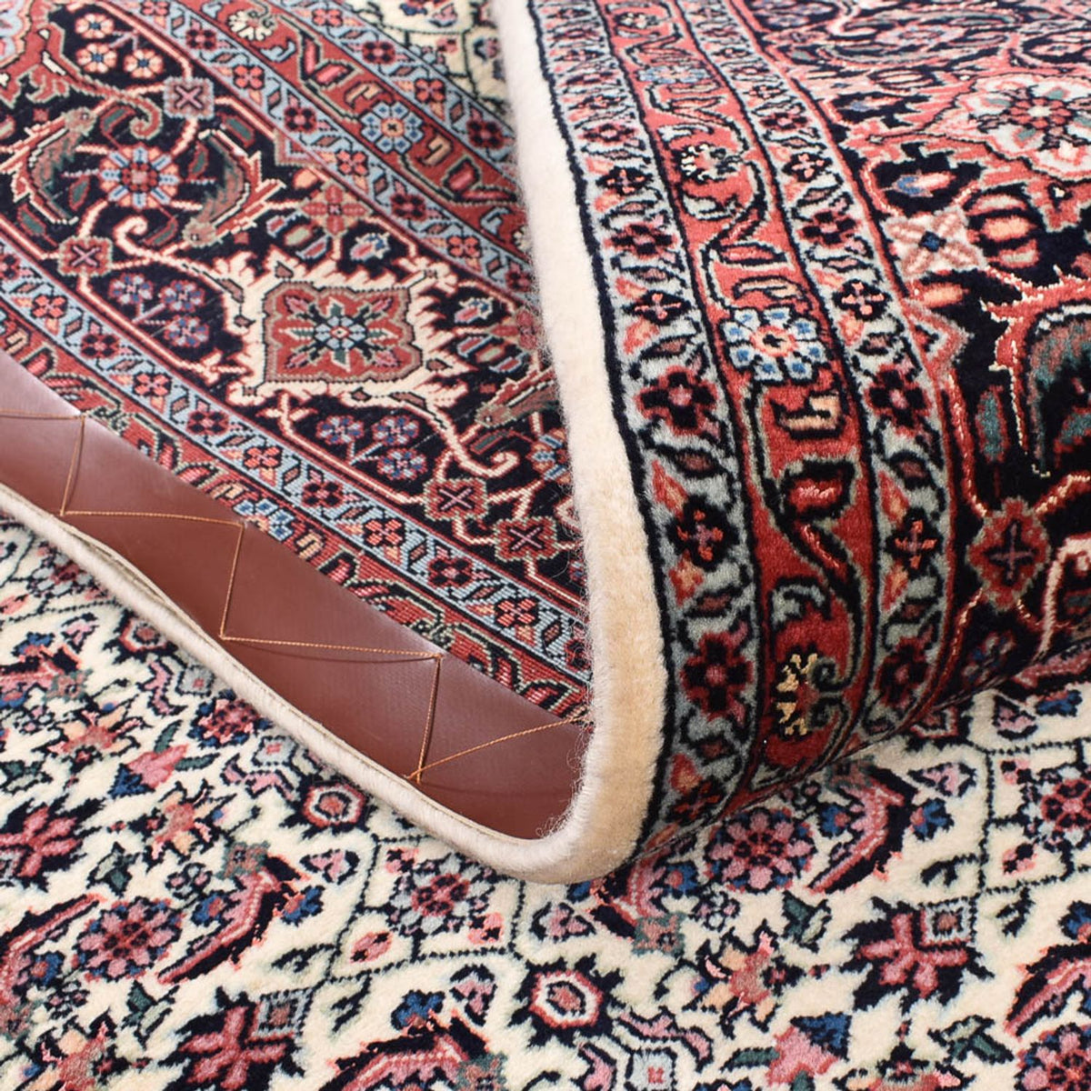 Tapis persan - Bidjar carré - 210 x 199 cm - multicolore