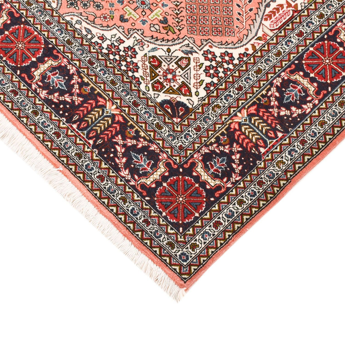 Tapis persan - Tabriz - Royal - 147 x 103 cm - rouge clair