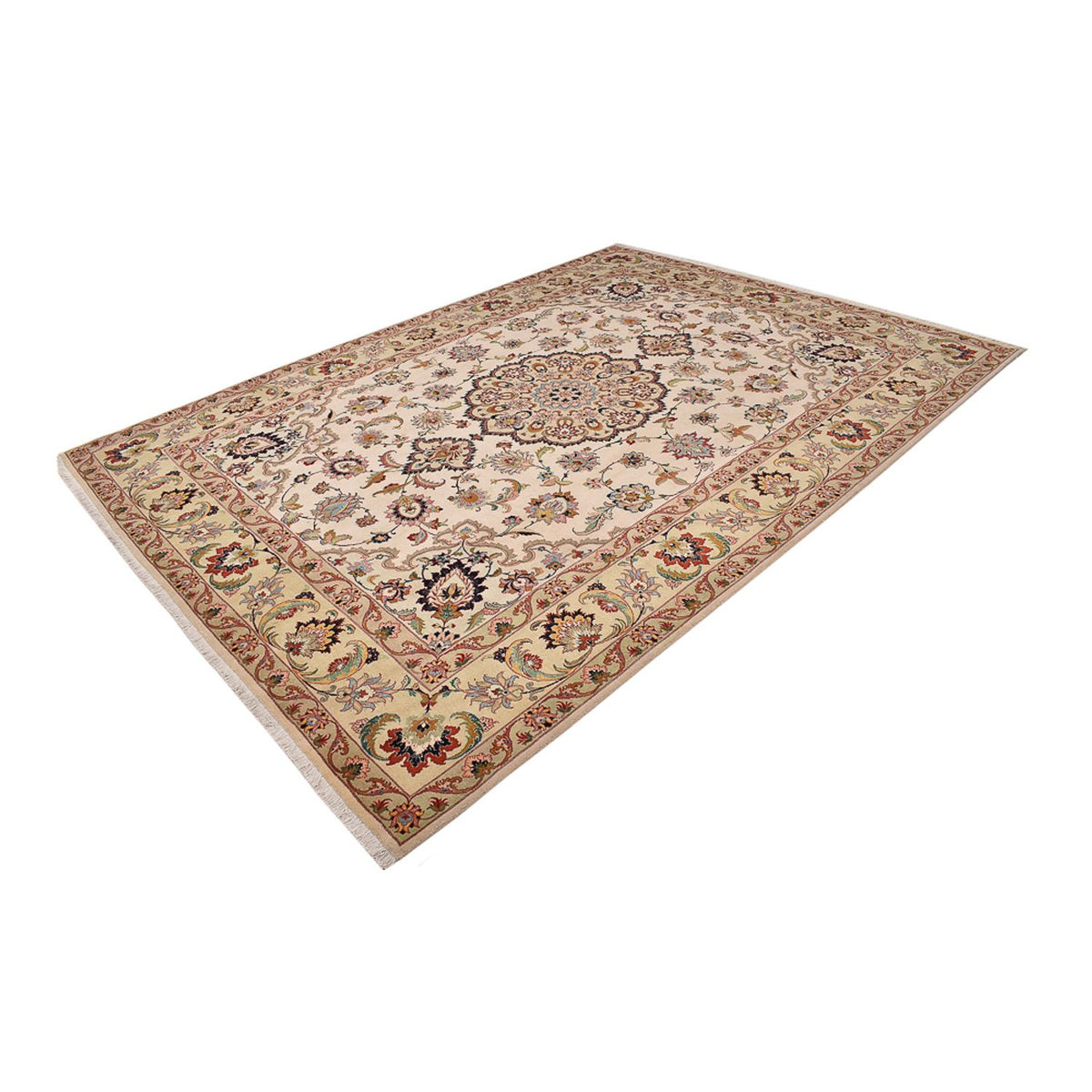 Tapis persan - Tabriz - Royal - 365 x 263 cm - beige
