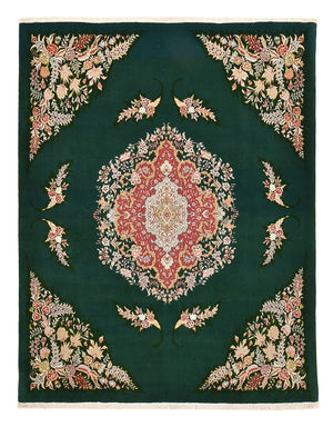 Tapis persan - Tabriz - Royal - 250 x 200 cm - vert