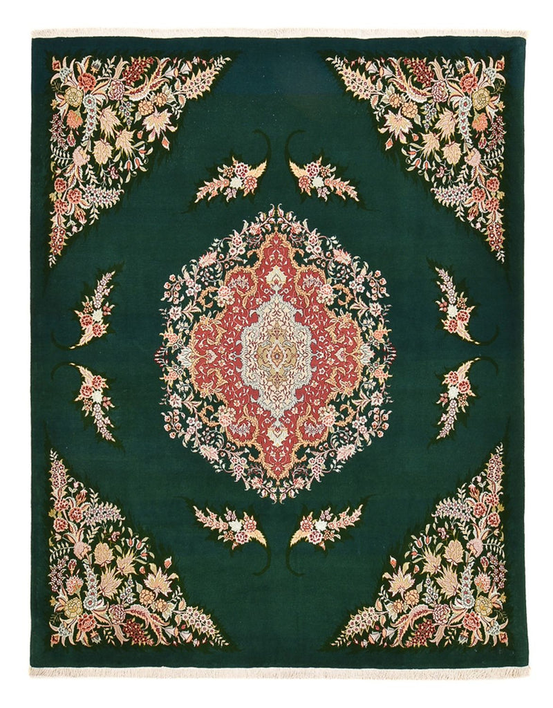 Tapis persan - Tabriz - Royal - 250 x 200 cm - vert