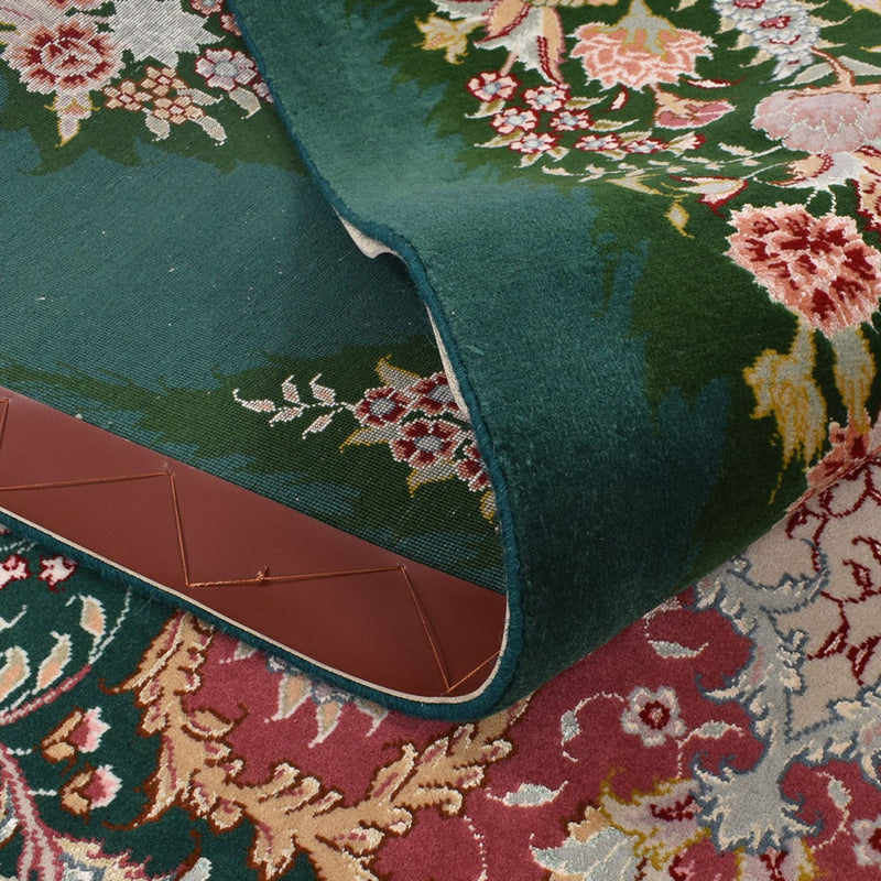 Tapis persan - Tabriz - Royal - 250 x 200 cm - vert