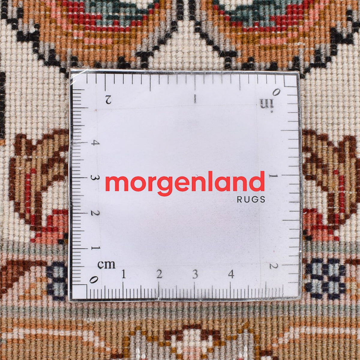 Tapis de couloir Tapis persan - Tabriz - Premium - 314 x 80 cm - beige