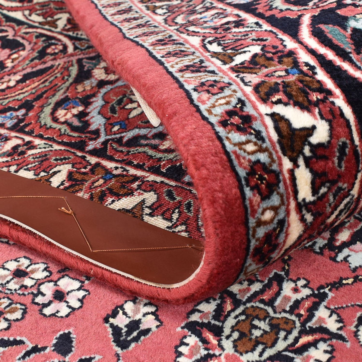 Tapis persan - Bidjar - 296 x 207 cm - rouge clair