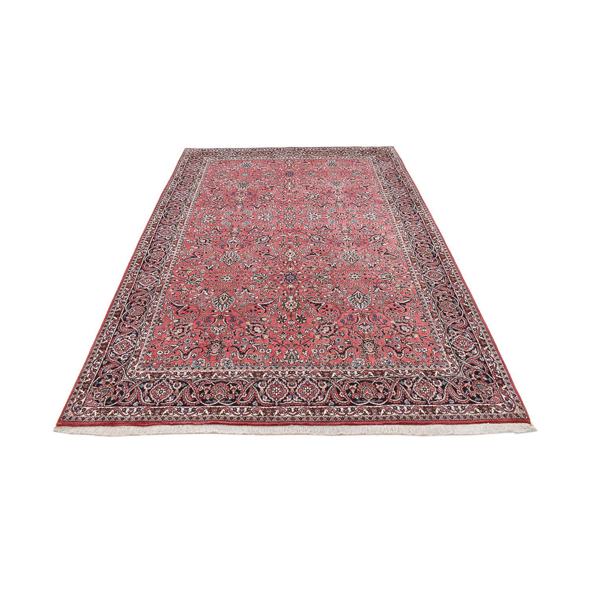 Tapis persan - Bidjar - 296 x 207 cm - rouge clair
