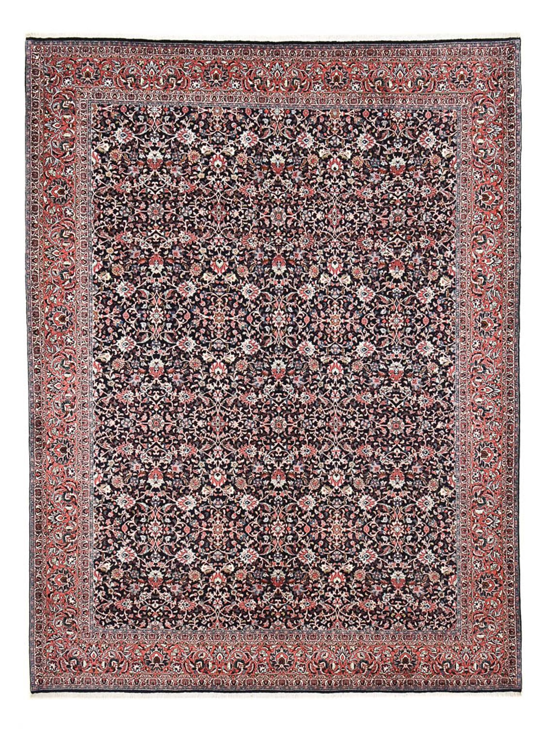 Tapis persan - Bidjar - 396 x 300 cm - marron foncé