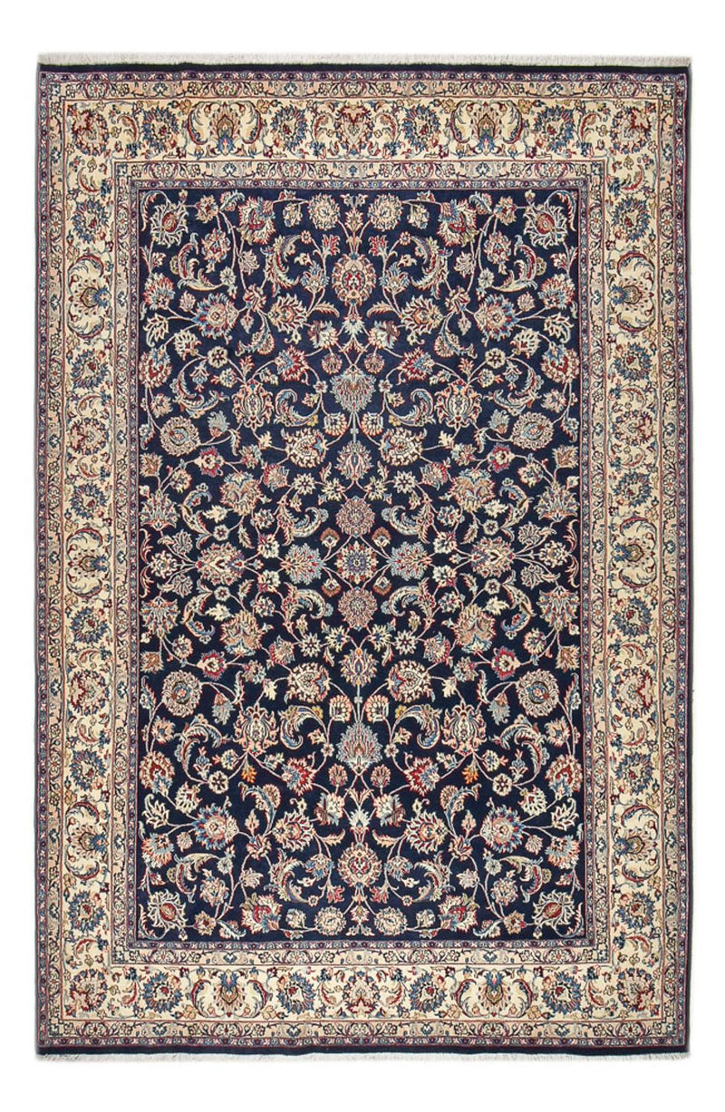 Tapis persan - Classique - 367 x 241 cm - bleu foncé
