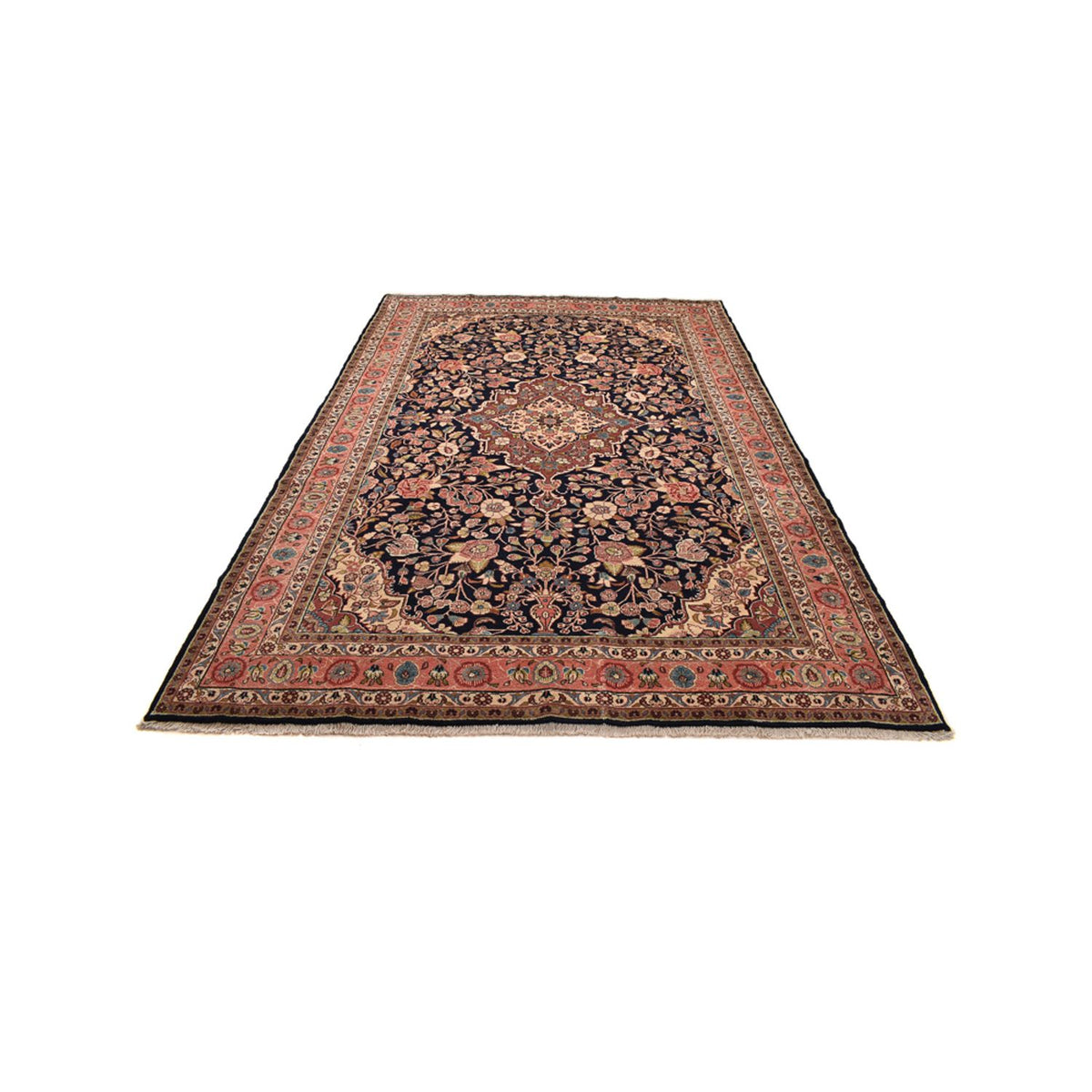 Tapis persan - Nomadic - 314 x 215 cm - bleu foncé