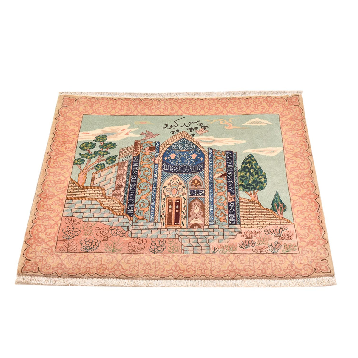 Tapis persan - Tabriz - Royal - 87 x 72 cm - multicolore