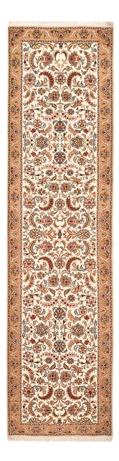 Tapis de couloir Tapis persan - Tabriz - Premium - 320 x 83 cm - caramel