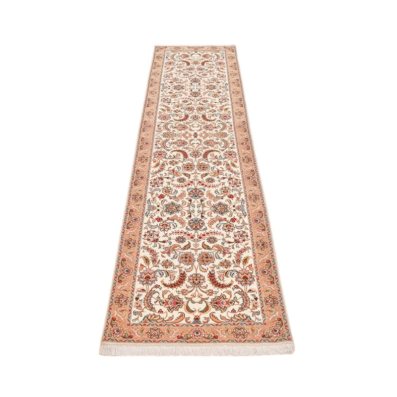 Tapis de couloir Tapis persan - Tabriz - Premium - 320 x 83 cm - caramel