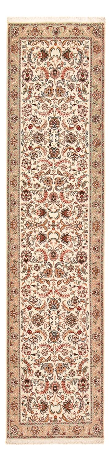 Tapis de couloir Tapis persan - Tabriz - Premium - 312 x 74 cm - caramel