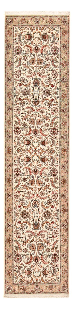 Tapis de couloir Tapis persan - Tabriz - Premium - 312 x 74 cm - caramel