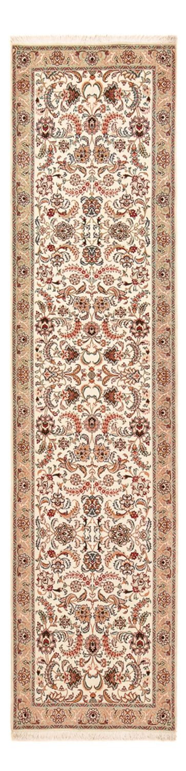 Tapis de couloir Tapis persan - Tabriz - Premium - 315 x 77 cm - caramel