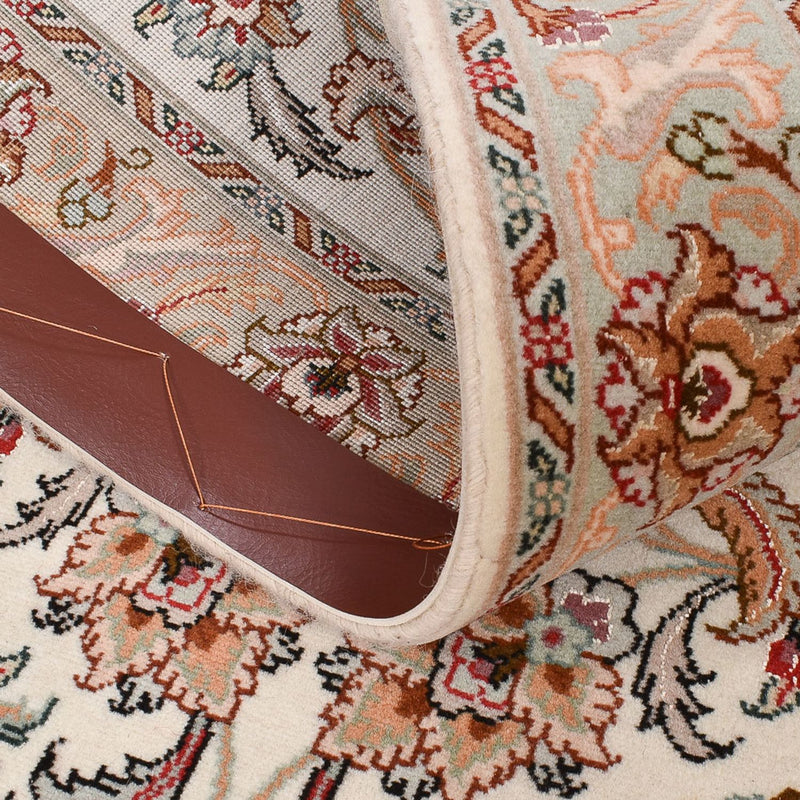 Tapis de couloir Tapis persan - Tabriz - Premium - 315 x 77 cm - caramel