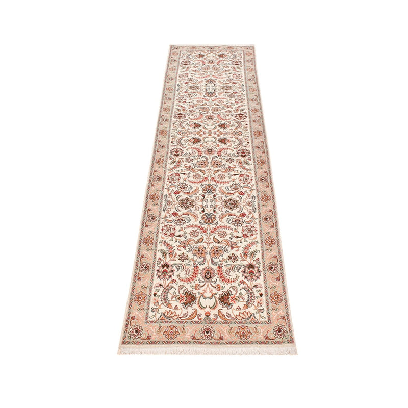 Tapis de couloir Tapis persan - Tabriz - Premium - 315 x 77 cm - caramel