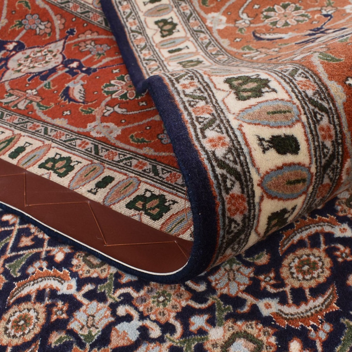 Tapis persan - Tabriz - Royal - 348 x 246 cm - rouille