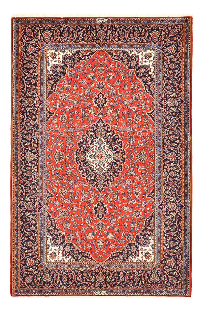 Tapis persan - Keshan - 227 x 150 cm - rouge