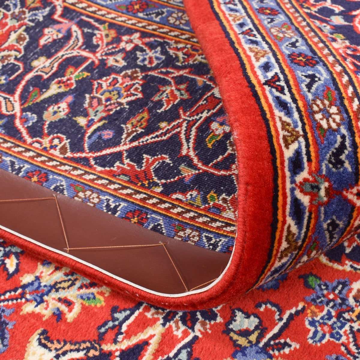 Tapis persan - Keshan - 227 x 150 cm - rouge