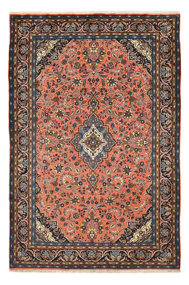 Tapis persan - Nomadic - 297 x 210 cm - rouge clair