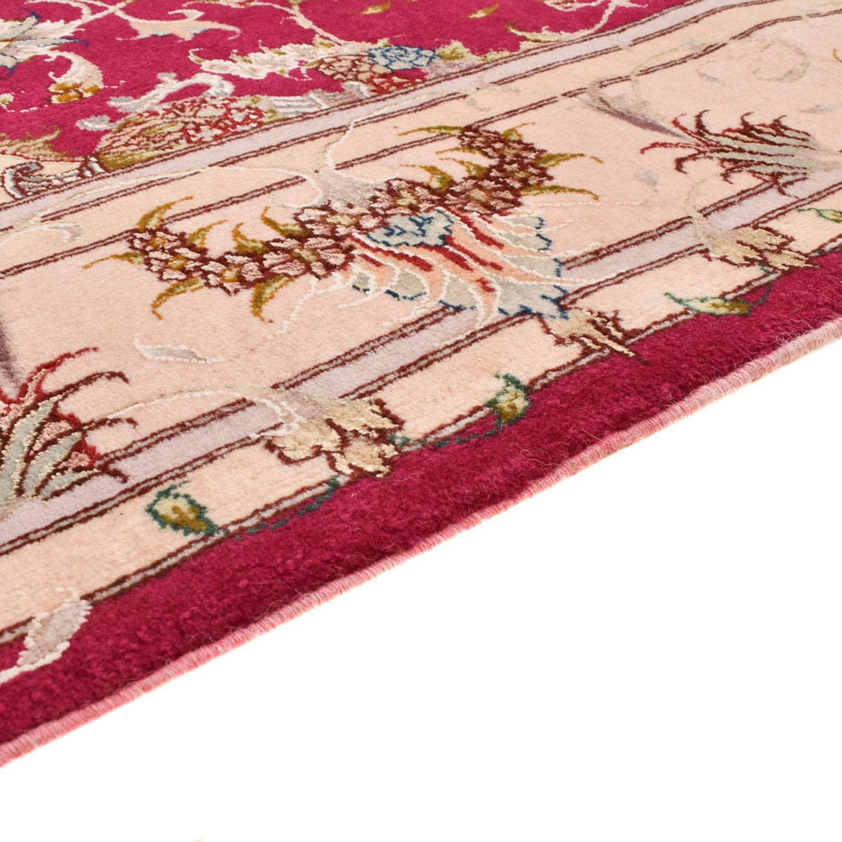 Tapis persan - Tabriz - Royal - 210 x 154 cm - rouge