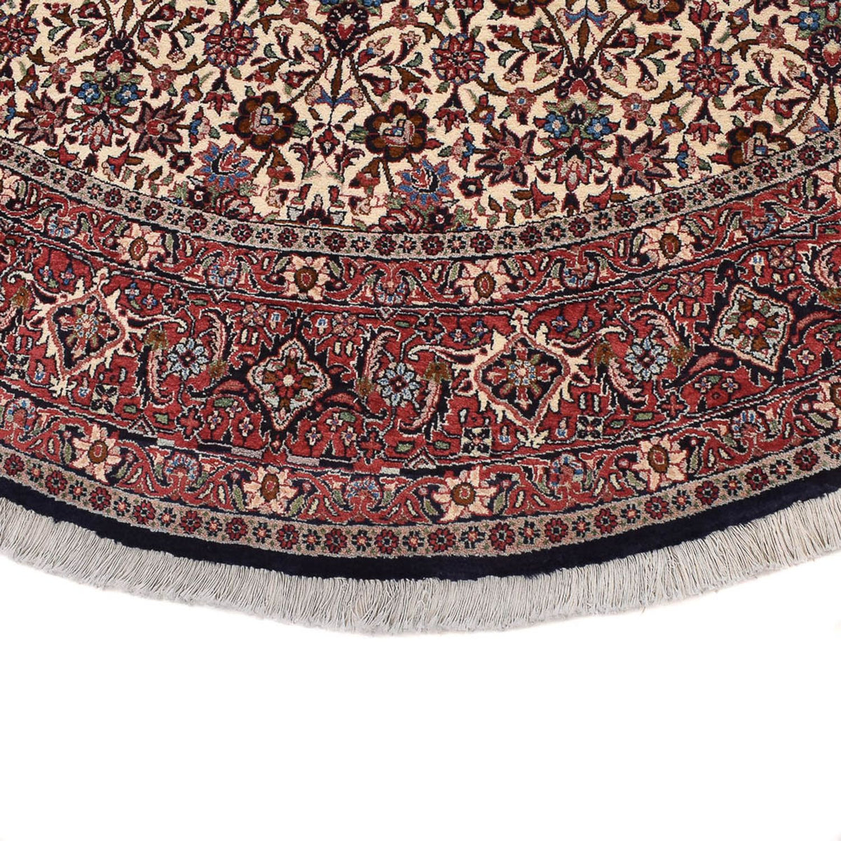 Tapis persan - Bidjar ronde  - 250 x 250 cm - rouille