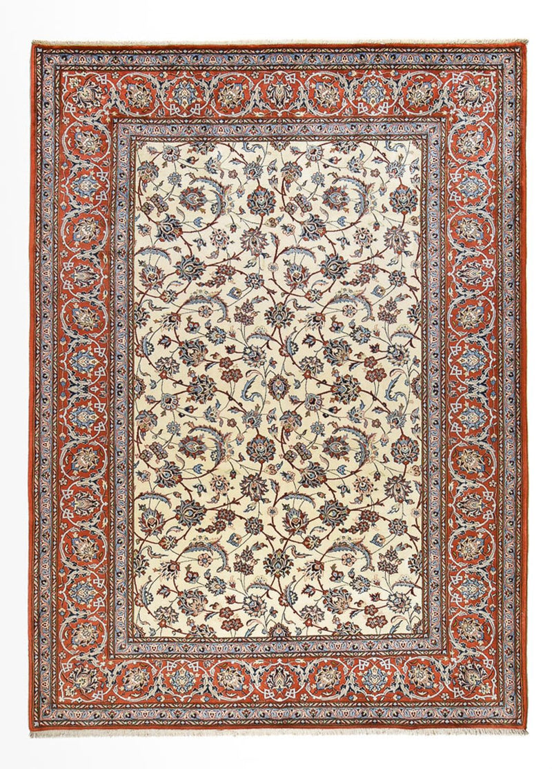 Tapis persan - Classique - 355 x 254 cm - crème