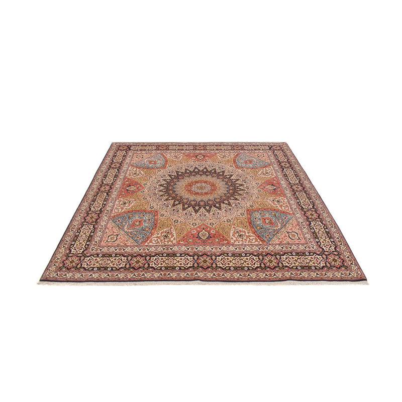 Tapis persan - Tabriz - Royal carré  - 254 x 248 cm - beige foncé
