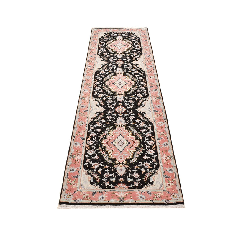 Tapis de couloir Tapis persan - Tabriz - Royal - 300 x 83 cm - bleu foncé