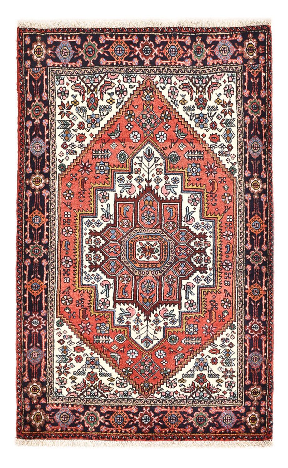 Tapis persan - Nomadic - 123 x 76 cm - rouge