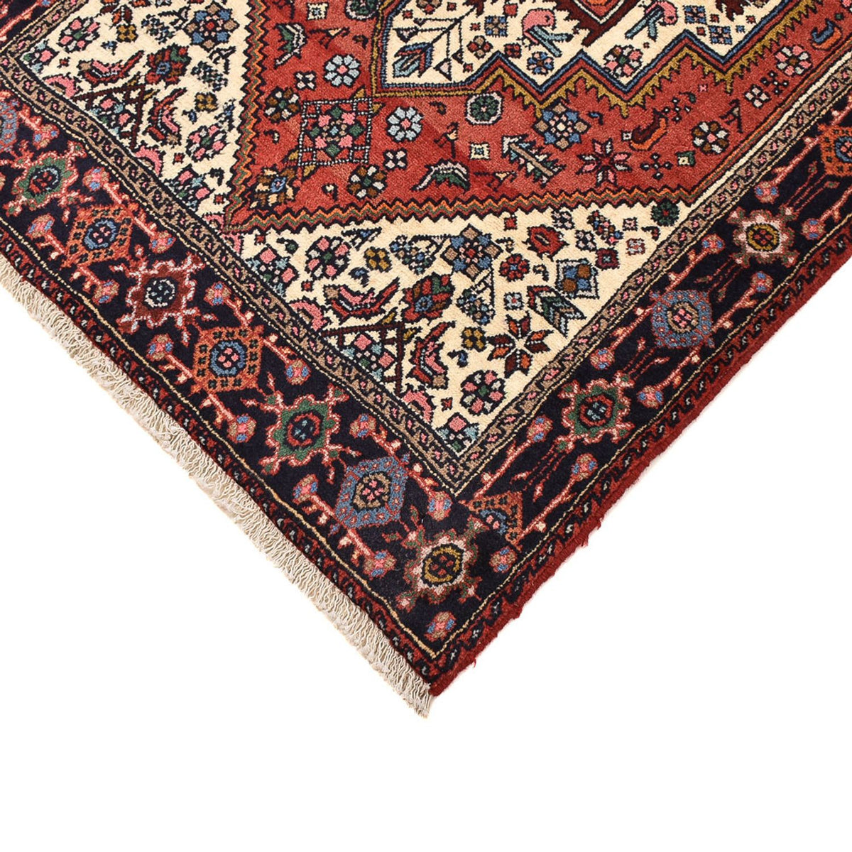 Tapis persan - Nomadic - 123 x 76 cm - rouge
