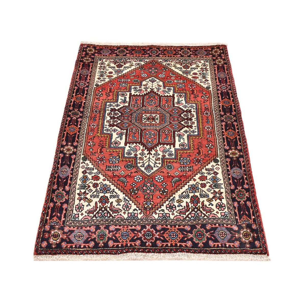 Tapis persan - Nomadic - 123 x 76 cm - rouge