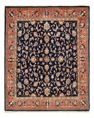 Tapis persan - Classique - 170 x 136 cm - bleu foncé