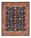 Tapis persan - Classique - 170 x 136 cm - bleu foncé