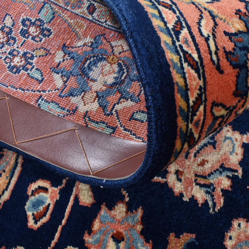 Tapis persan - Classique - 170 x 136 cm - bleu foncé