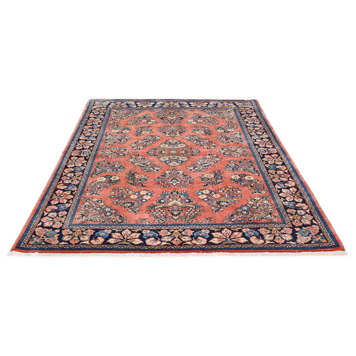 Tapis persan - Classique - 205 x 139 cm - orange